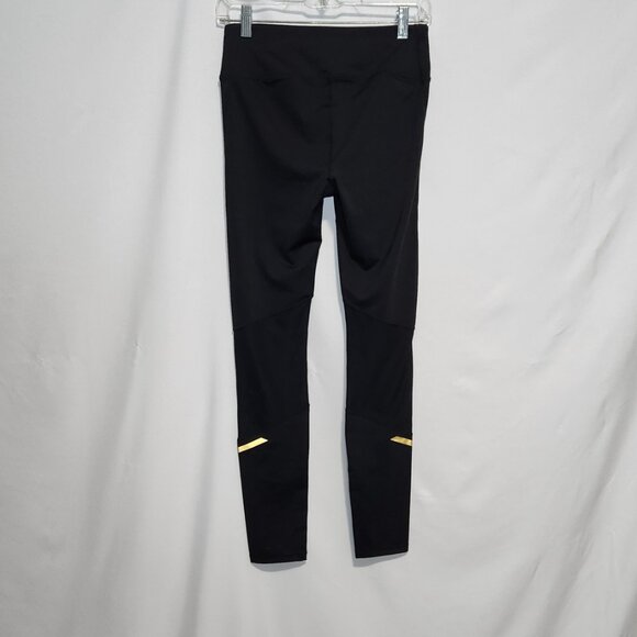 Reebok Black Mid-Rise Stretch Leggings - Size S - Picture 3 of 14